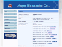 Tablet Screenshot of megaresistor.com